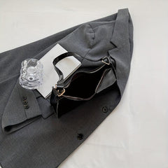 Transparent Jelly Bag All Match Baguette Zipper Bag