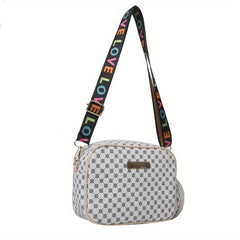 Polka Dot Print Crossbody Bag Set with Coin Purse