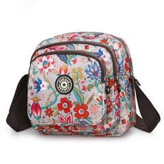 Floral Print Crossbody Bag Pockets Shoulder Bag for Women