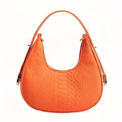 Crocodile Print Shoulder Bag Underarm Purse For Women