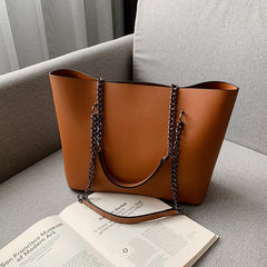 Vintage Large Tote Bag Women's Handbag & Shoulder Bag
