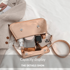 Solid Shoulder Bag Minimalist Flap Underarm Bag