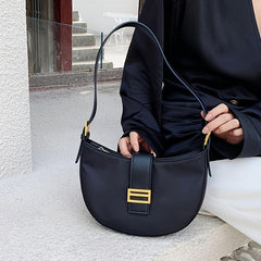 Nylon Vintage Shoulder Bag Women's Baguette Underarm Bag