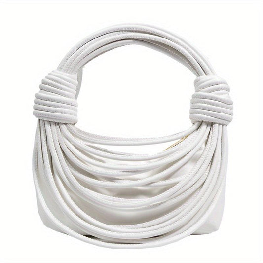 Hand Woven Handbags Line Bundles Braided Knot Shoulder Bag Niche Clutch Purse