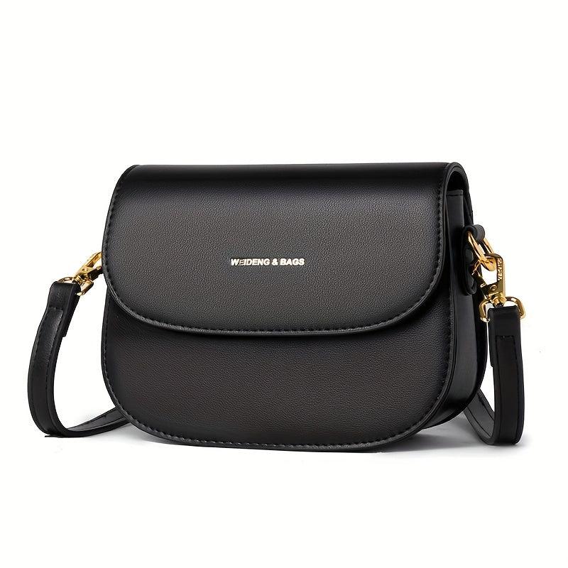 Mini Flap Shoulder Purse Women's Saddle Bag