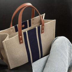 Canvas Shoulder Bag Crossbody Bag Large Capacity