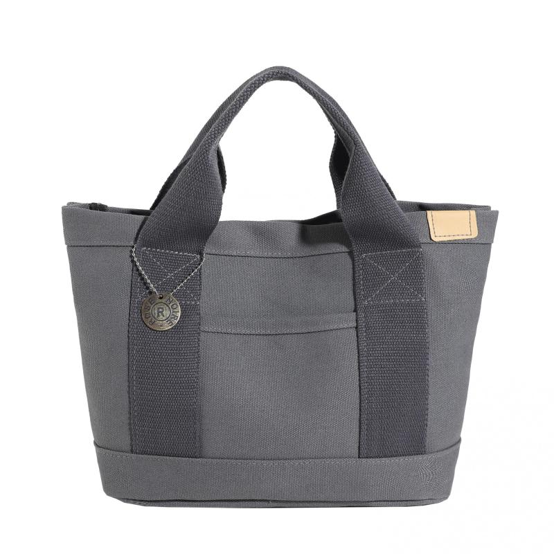 Canvas Tote Satchel Bag Lightweight for Work with Button