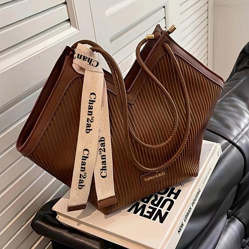 Large Love Tote Bag Shoulder Bag Faux Leather For Work