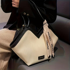 Large Love Tote Bag Shoulder Bag Faux Leather For Work