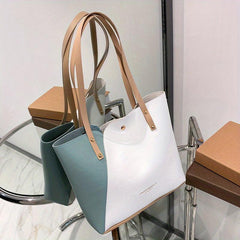 Large Capacity Tote Retro Satchel Bag & Shoulder Bag