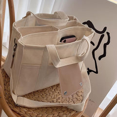 Large Capacity Functional Tote Bag for Outdoor Travel Diaper Bag