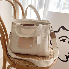 Large Capacity Functional Tote Bag for Outdoor Travel Diaper Bag