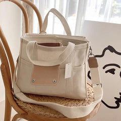 Large Capacity Functional Tote Bag for Outdoor Travel Diaper Bag