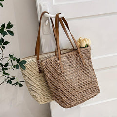 Boho Style Beach Bag Large Capacity Tote for Travel