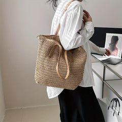 Boho Style Beach Bag Large Capacity Tote for Travel