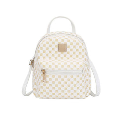Vintage Pattern Backpack Zipper Rucksack for Travel