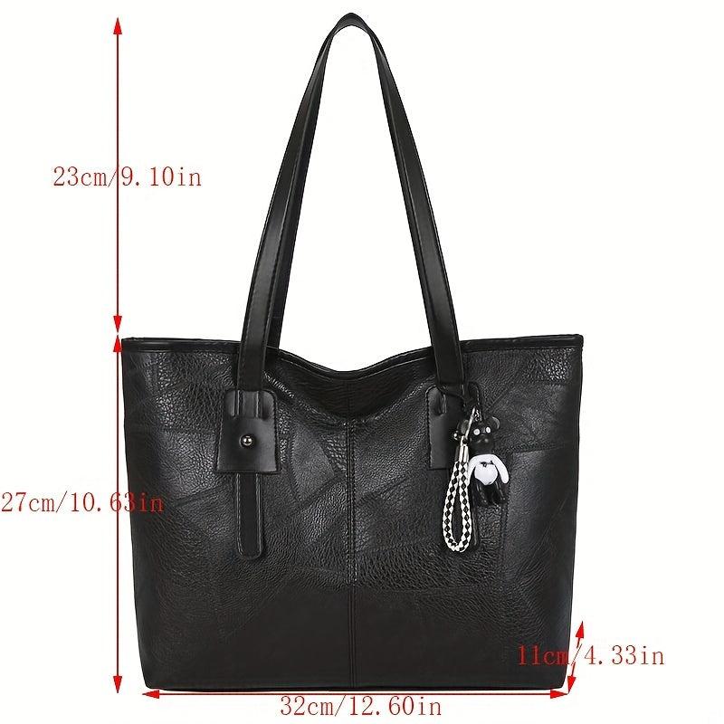Vintage Large Tote Bag Top Handle Satchel Women's Handbag