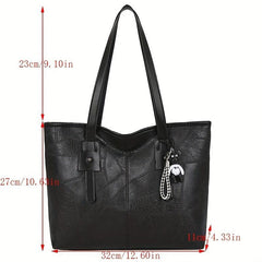Vintage Large Tote Bag Top Handle Satchel Women's Handbag