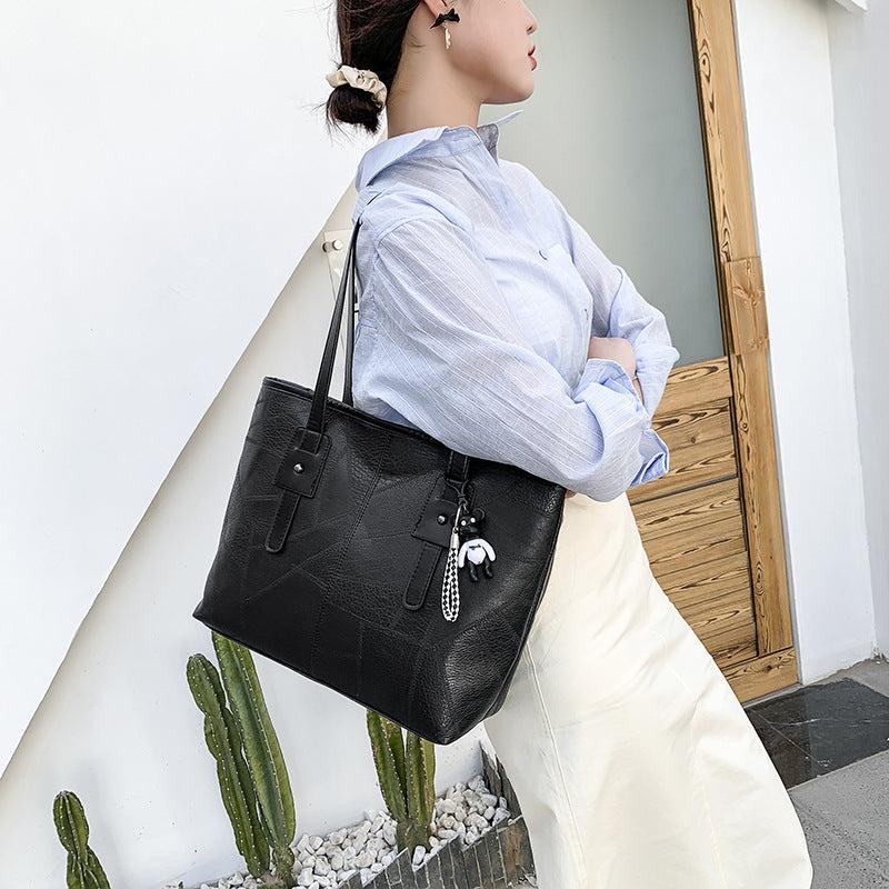 Vintage Large Tote Bag Top Handle Satchel Women's Handbag
