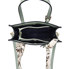 Crocodile Embossed Crossbody Bag Satchel Purse for Mom