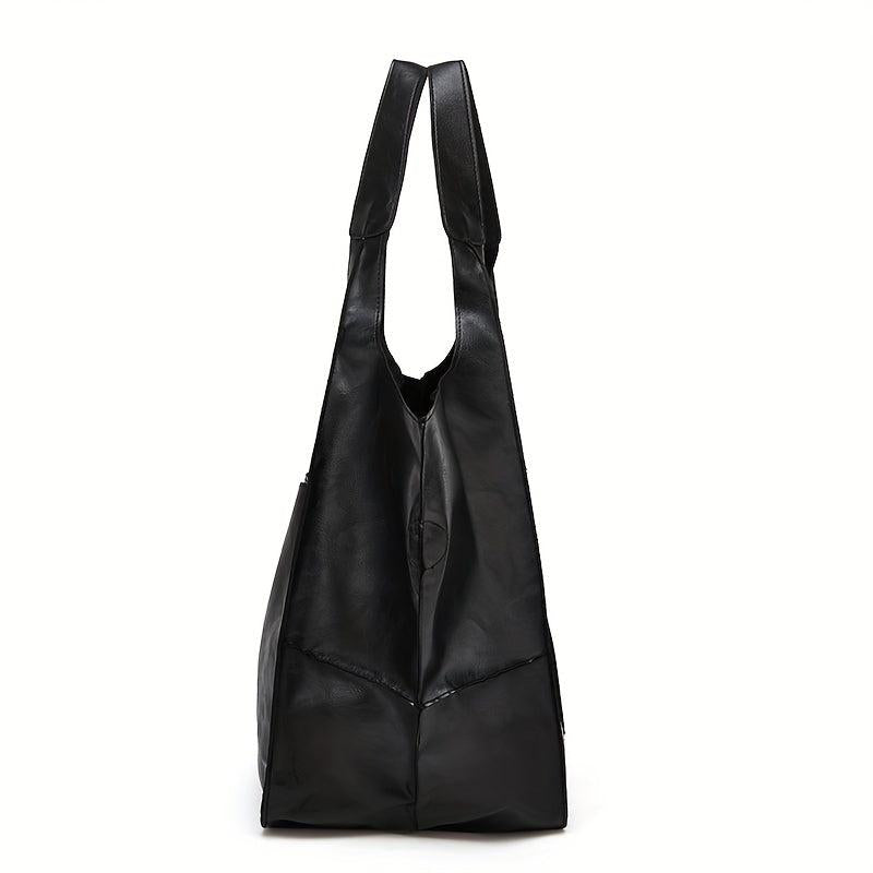 Soft Leather Women Handbag Large Capacity Casual Shoulder Tote Bag