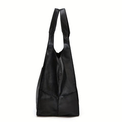 Soft Leather Women Handbag Large Capacity Casual Shoulder Tote Bag