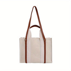 Canvas Tote Bag Large Capacity Women's Shoulder Handbag