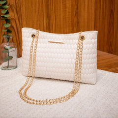 Quilted Tote Bag Crossbody Shoulder Bag for Shopping