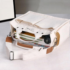 Large Capacity Canvas Crossbody Satchel Bag