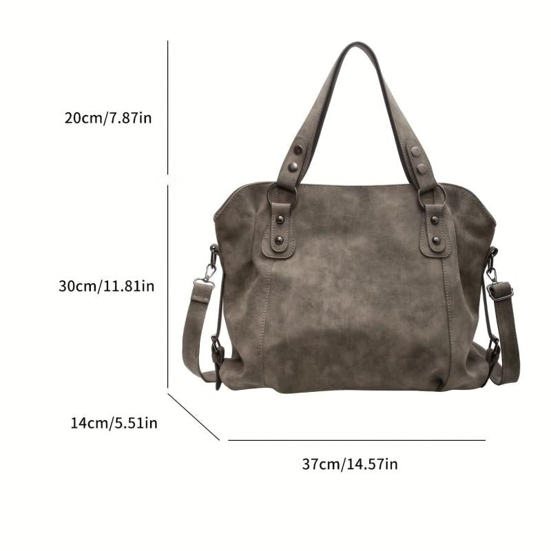 Vintage Large Tote Bag Satchel for Travel & Work