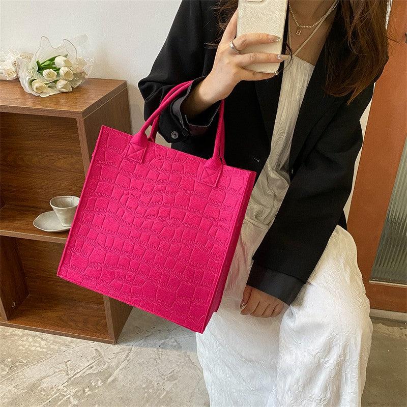 Stone Pattern Tote Bag Women's Handbag