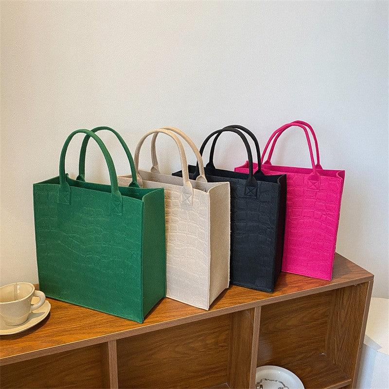 Stone Pattern Tote Bag Women's Handbag
