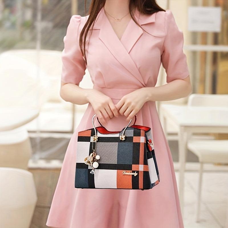 Large Capacity Women's Satchel Bag for Work