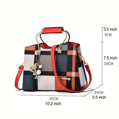 Large Capacity Women's Satchel Bag for Work