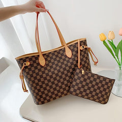 Vintage Pattern Tote Bag Large Capacity Shoulder Bag