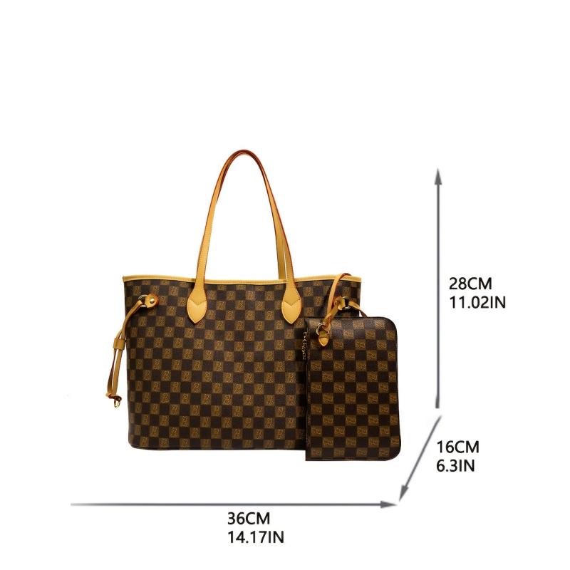 Vintage Pattern Tote Bag Large Capacity Shoulder Bag