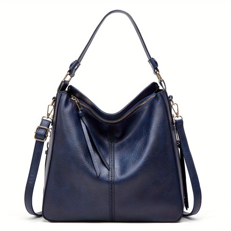 Women's Retro Hobo Bag Large PU Leather Handbag