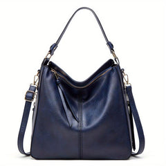 Women's Retro Hobo Bag Large PU Leather Handbag