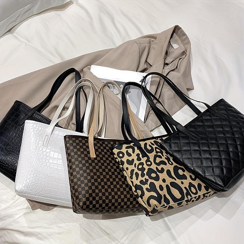 Classic Tote Shoulder Bag All Match Storage Bag Women's Large Capacity Bag