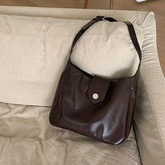 Soft Faux Leather Shoulder Bag for Shopping & Work