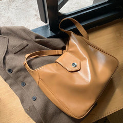 Soft Faux Leather Shoulder Bag for Shopping & Work