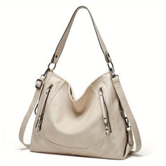 Retro Style Tote Bag For Women Large Capacity Shoulder Bag