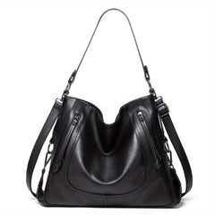 Retro Style Tote Bag For Women Large Capacity Shoulder Bag