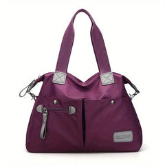 Casual Nylon Tote Bag Large Capacity Travel Luggage Bag Handbags