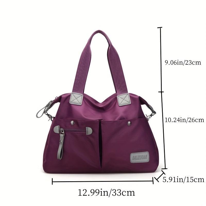 Casual Nylon Tote Bag Large Capacity Travel Luggage Bag Handbags