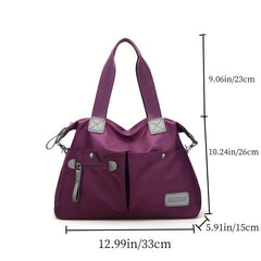 Casual Nylon Tote Bag Large Capacity Travel Luggage Bag Handbags