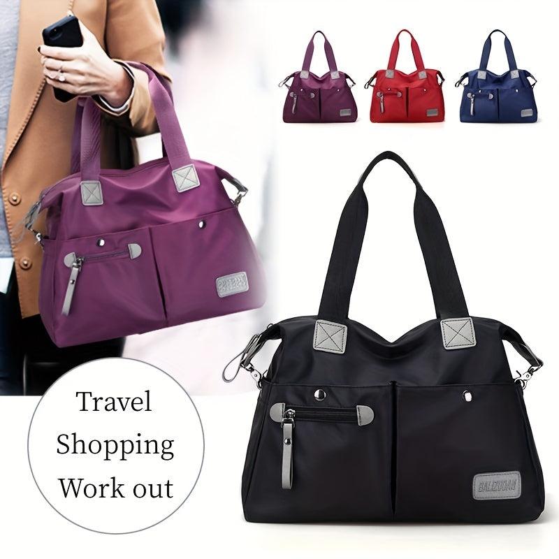 Casual Nylon Tote Bag Large Capacity Travel Luggage Bag Handbags