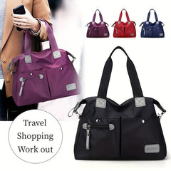 Casual Nylon Tote Bag Large Capacity Travel Luggage Bag Handbags