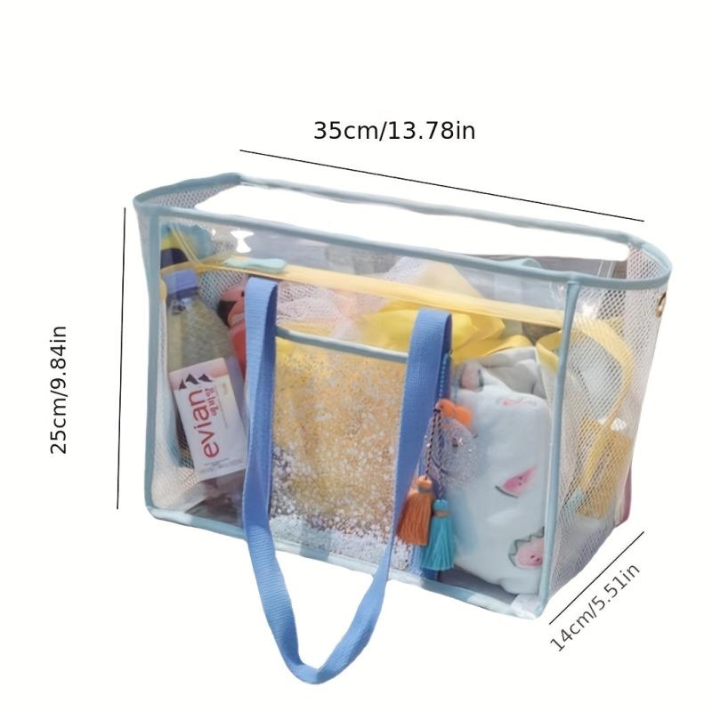 Large Capacity Beach Bag PVC Waterproof Storage Tote Bag