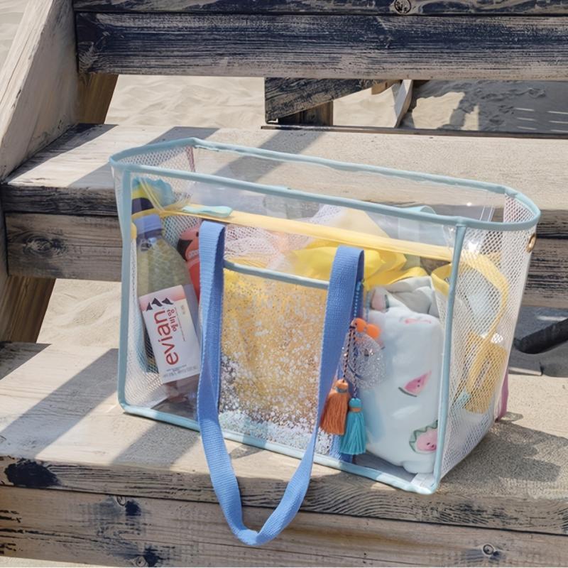 Large Capacity Beach Bag PVC Waterproof Storage Tote Bag
